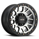17x9 Vision 111 Nemesis Black Machined Face 5x127 5x5 ET-12 Wheel Rim