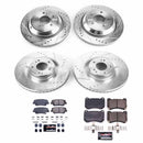 PowerStop Z23 Daily Driver Carbon-Fiber Ceramic Brake Pad and Drilled & Slotted