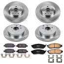 PowerStop OE Stock Replacement Low-Dust Ceramic Brake Pad and Rotor Kit