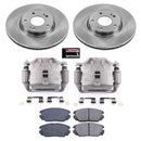 PowerStop OE Stock Replacement Low-Dust Ceramic Brake Pad, Rotor and Caliper Kit