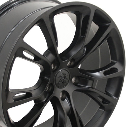 20" Replica Wheel JP16 Fits Jeep Grand Cherokee Rim 20x8.5 Black Wheel