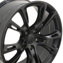 20" Replica Wheel JP16 Fits Jeep Grand Cherokee Rim 20x8.5 Black Wheel