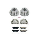 PowerStop OE Stock Replacement Low-Dust Ceramic Brake Pad, Rotor and Caliper Kit