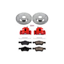 PowerStop Z23 Daily Driver Carbon-Fiber Ceramic Pads Drilled & Slotted Rotor & C
