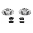 PowerStop Z23 Daily Driver Carbon-Fiber Ceramic Brake Pad and Drilled & Slotted
