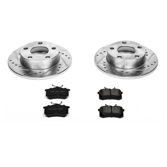 PowerStop Z23 Daily Driver Carbon-Fiber Ceramic Brake Pad and Drilled & Slotted