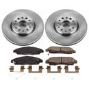 PowerStop OE Stock Replacement Low-Dust Ceramic Brake Pad and Rotor Kit