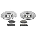 PowerStop Z23 Daily Driver Carbon-Fiber Ceramic Brake Pad and Drilled & Slotted