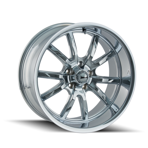 17x7 Ridler 650 Chrome Wheel/Rim 5x114.3 5-114.3 17-7 ET