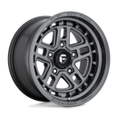 17X9 Fuel D668 NITRO Matte Gun Metal 5X127 ET-12 wheel/rim