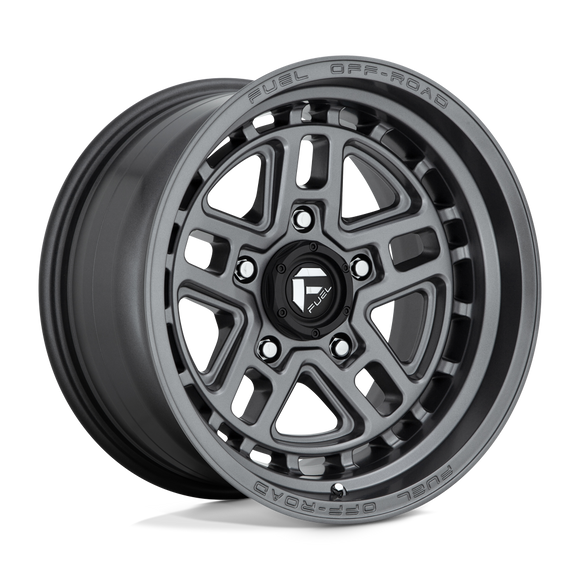 17X9 Fuel D668 NITRO Matte Gun Metal 5X127 ET-12 wheel/rim