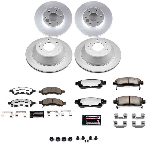 Z36 Truck & Tow Premium Carbon-Fiber Ceramic Brake Pad and Fully Coated Rotor Ki