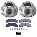PowerStop OE Stock Replacement Low-Dust Ceramic Brake Pad and Rotor Kit