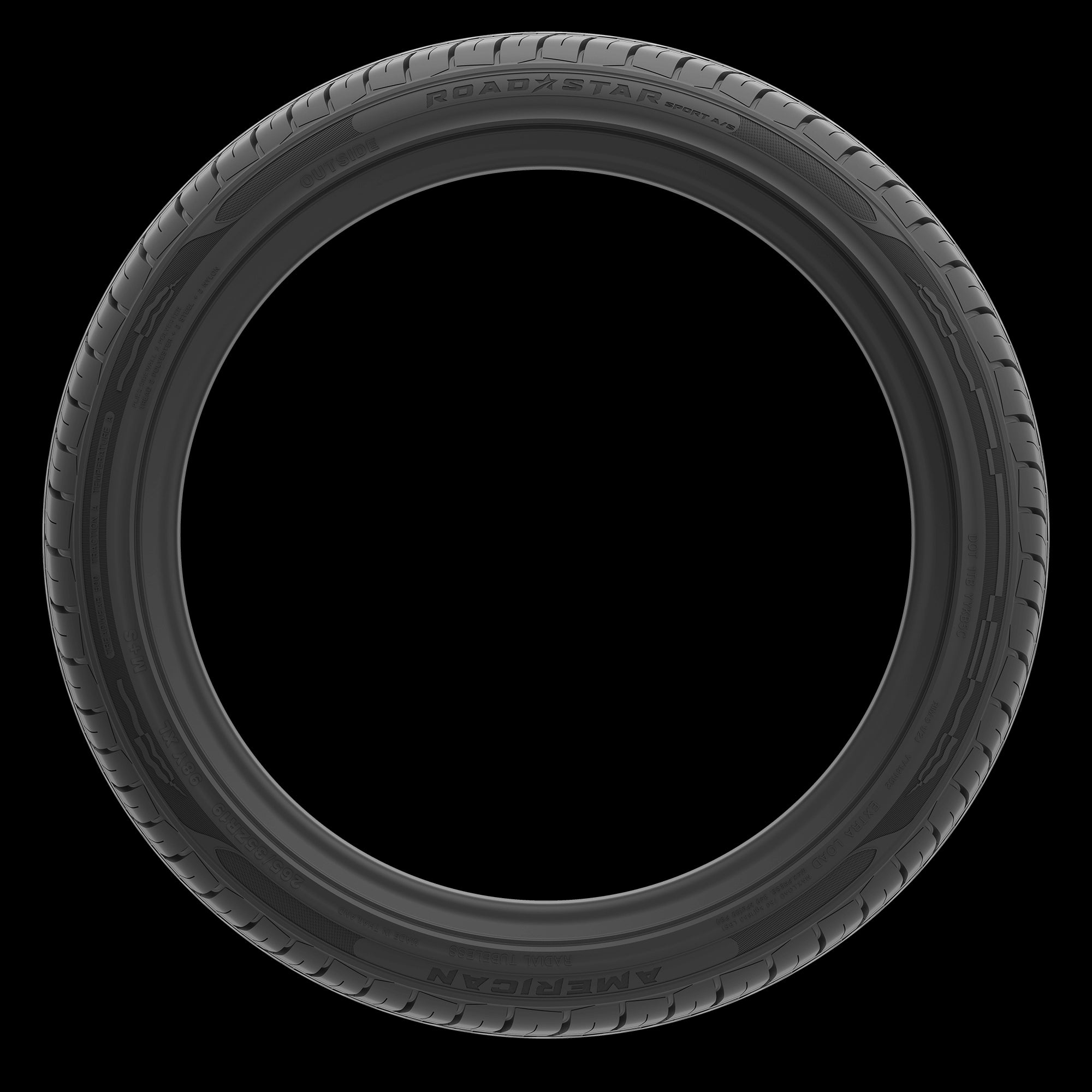 American Roadstar Sport A/S Tire(s) 235/45R19 99W SL BSW 235 45 19 2354519 - 0