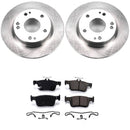 PowerStop OE Stock Replacement Low-Dust Ceramic Brake Pad and Rotor Kit