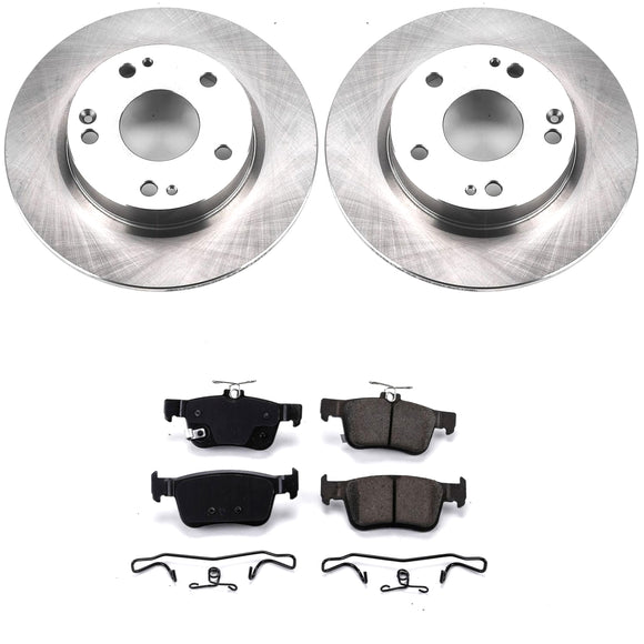 PowerStop OE Stock Replacement Low-Dust Ceramic Brake Pad and Rotor Kit