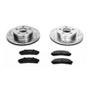 PowerStop Z23 Daily Driver Carbon-Fiber Ceramic Brake Pad and Drilled & Slotted