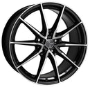 18X8 Enkei DRACO Black Mach Wheel/Rim 5x100 ET45 18-8 5-100 Each