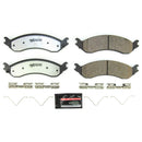 PowerStop Z36 Truck And Tow Carbon-Fiber Ceramic Brake Pads With Hardware