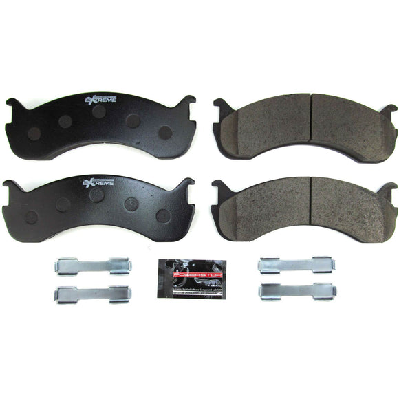 PowerStop Z36 Truck And Tow Carbon-Fiber Ceramic Brake Pads With Hardware