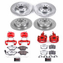 PowerStop Z26 Street Performance Ceramic Brake Pad, Drilled Slotted Rotor, and C