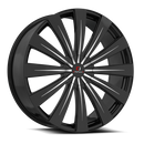 22x9.5 Cavallo CLV-49 Gloss Black Machined 6x135/139.7 ET25 wheel/rim