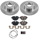 PowerStop OE Stock Replacement Low-Dust Ceramic Brake Pad and Rotor Kit