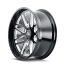 22x12 Cali Off-Road Invader Gloss Black Milled 8x170 ET-51 CB125.2 Wheel Rim