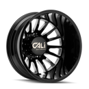 22x8.25 Cali Off-Road Summit Dually  Black/Milled  8x210 ET-232 wheel/rim