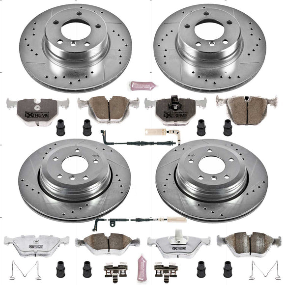 PowerStop Z26 Street Performance Ceramic Brake Pad and Drilled & Slotted Rotor K