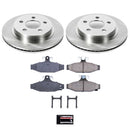PowerStop OE Stock Replacement Low-Dust Ceramic Brake Pad and Rotor Kit