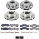 PowerStop OE Stock Replacement Low-Dust Ceramic Brake Pad and Rotor Kit