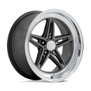 18X10 American Racing Vintage VN514 Groove Gray 5X120.65 5X4.75 ET12 Wheel-1