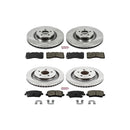 PowerStop OE Stock Replacement Low-Dust Ceramic Brake Pad and Rotor Kit