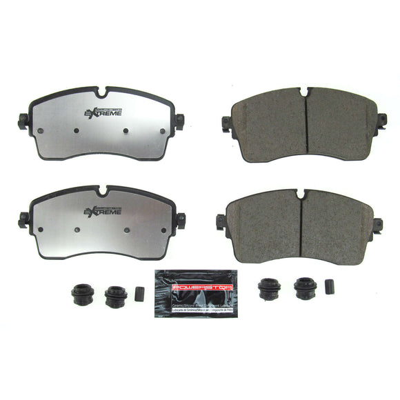 PowerStop Z36 Truck And Tow Carbon-Fiber Ceramic Brake Pads With Hardware