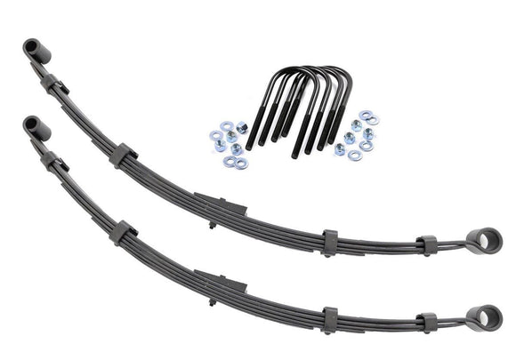 Rough Country Rear Leaf Springs 2.5" LiftPair For Jeep CJ 7 4WD 1976-1986