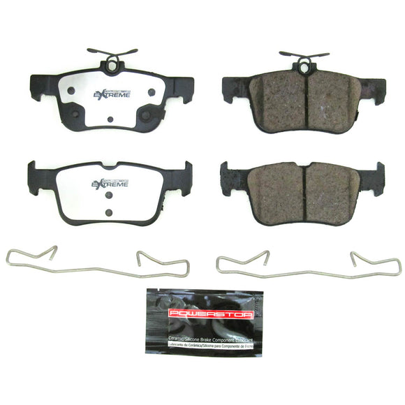 PowerStop Z36 Truck And Tow Carbon-Fiber Ceramic Brake Pads With Hardware