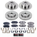 PowerStop OE Stock Replacement Low-Dust Ceramic Brake Pad and Rotor Kit