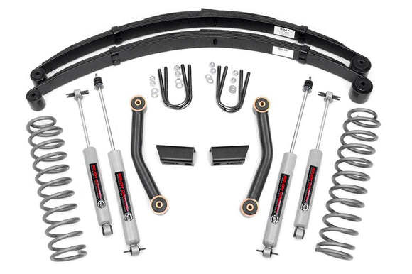 3 Inch Lift Kit - Series II - RR Springs - Jeep Cherokee XJ (84-01)