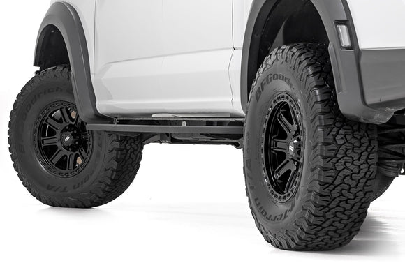 15x8 Rough Country 84 Series Gloss Black Wheel 5x4.5 ET-19 CB