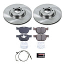 PowerStop OE Stock Replacement Low-Dust Ceramic Brake Pad and Rotor Kit