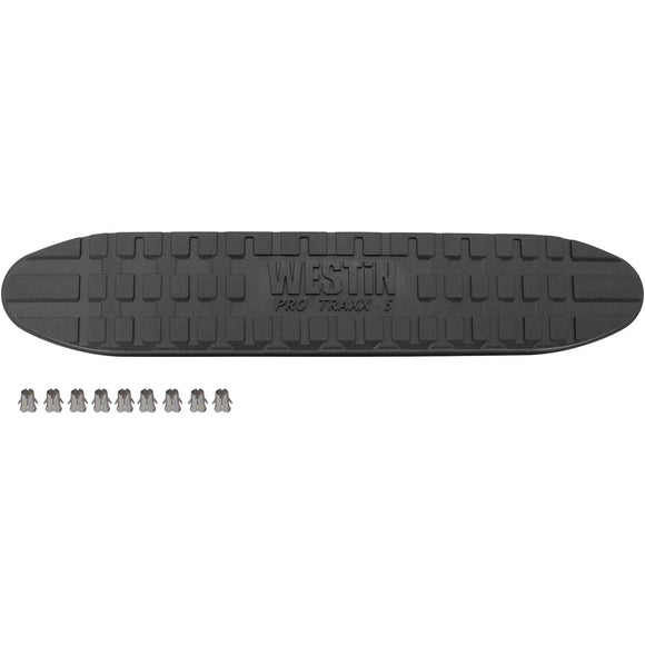 Westin Pro Traxx 5 Step Pad & Clips Molded Black Plastic 21-50001