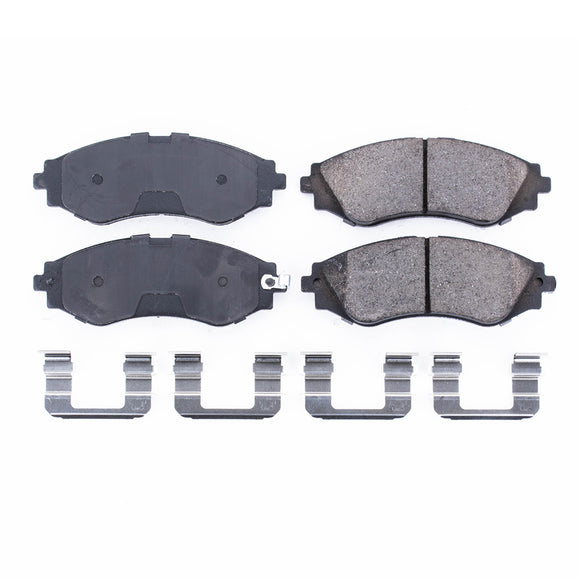 PowerStop Z17 Evolution Ceramic Brake Pads With Hardware