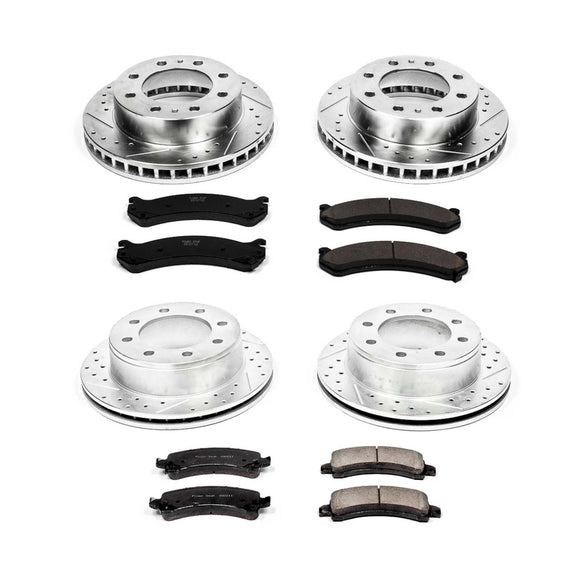 PowerStop Z23 Daily Driver Carbon-Fiber Ceramic Brake Pad and Drilled & Slotted