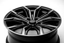 18x8 RTX Black Widow Black Machined Grey 5x108 ET40 wheel/rim-11