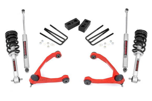 3.5 Inch Lift Kit - Cast Steel - N3 Strut - Chevy/GMC 1500 (14-16)