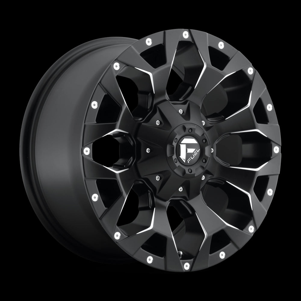 17X8.5 Fuel D546 Assault Matte Black Milled 6X135/6X139.7 ET25 wheel/rim