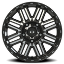 15x7.5 Vision 348 Nexus Gloss Blk Machined 5x5 (5x127) ET-12 wheel/rim