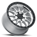 17x8.5 Raceline 960MB Alpha Machined With Black Ring 5x127 ET0 Wheel
