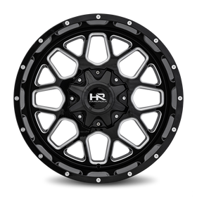 20x10 Hardrock Gunner Gloss Black Milled 5x127/139.7 ET-19 wheel/rim
